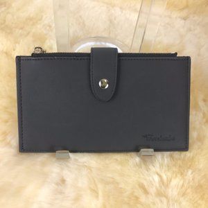 Grey Vegan leather Travelambo Wallet